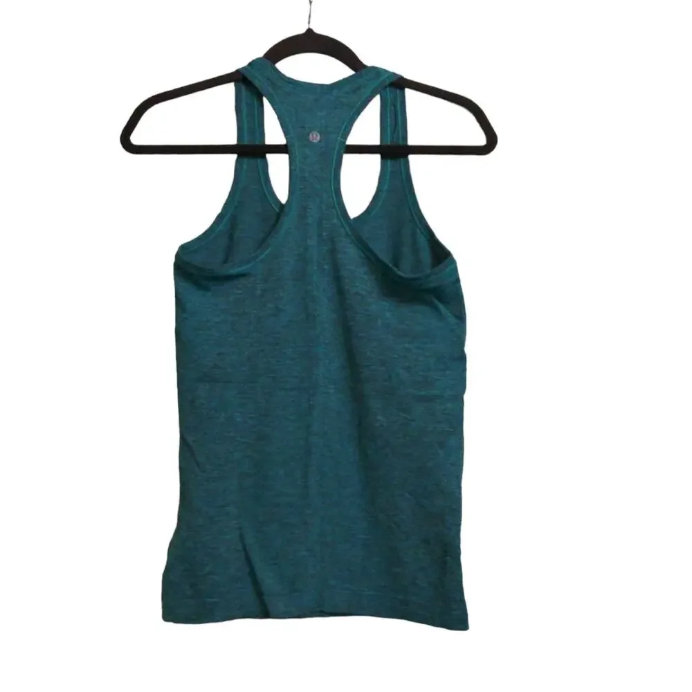Lululemon Womens Tank Top Shirt Swiftly Teal Heathered Sleeveless Racerback S